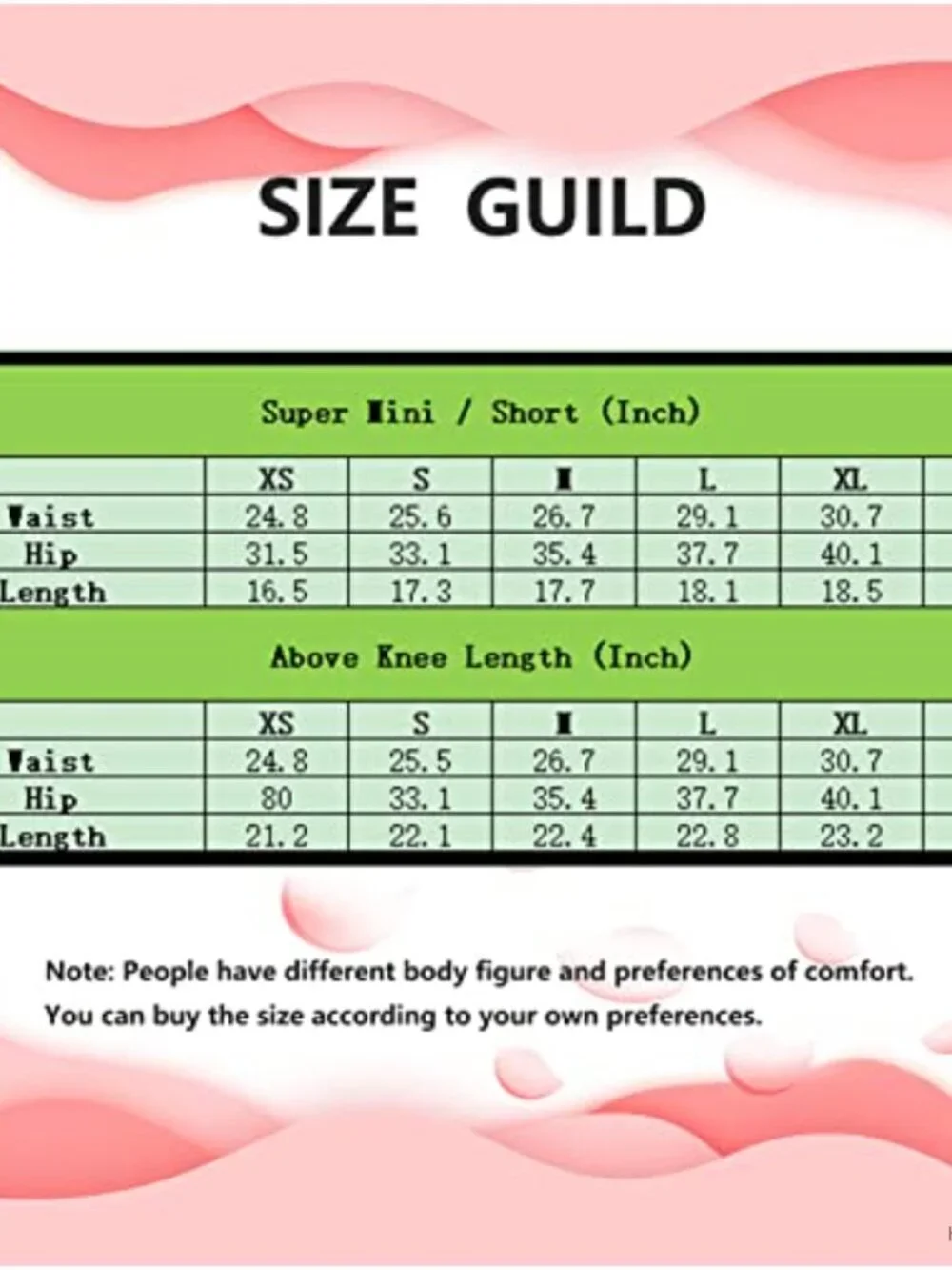 Women's High Waisted Bodycon Pencil Mini Skirt with Slit, Stretch Knit Skirt